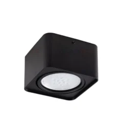 LED AR111 Strahler Einbaurahmen Schwarz viereckig - für 1 LED AR111 Spot