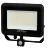 LED-Außenleuchte - Schwarz - Floodlight Strahler IP65 - 100W 10.000Lm - 4000K 840 Kaltweiß | Bewegungsmelder - 3 Jahr Garantie - Ersetzt 250W