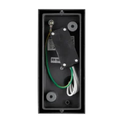 LED Außenwandleuchte Halbrund 2×GU10 IP44 – Anthrazit – Modern
