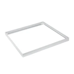 LED Aufbau Panel - 60x60cm Rahmensystem Type B ohne Schrauben - weiß Aluminium - 5cm hoch