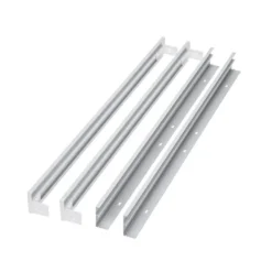 LED Aufbau Panel - 60x60cm Rahmensystem Type B ohne Schrauben - weiß Aluminium - 5cm hoch