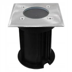 LED Bodenspot GU10 - IP67 - Quadratisch Alu - 110mm | Einbaumaß 100mm - 230V