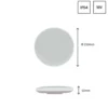 LED Deckenleuchte Nymphea IP54 - 18W 2050lm - Lichtfarbe optional - Bewegungs- und Dämmerungssensor