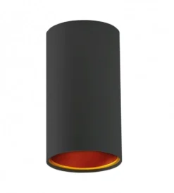 LED Deckenspot Chloe - Mattschwarz Gold - GU10 Fassung