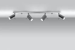 LED Deckenspot Chrom RING - 4 x GU10 Fassung - exkl. LED's