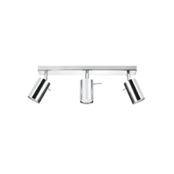 LED Deckenspot Chrom RING - 3 x GU10 Fassung - exkl. LED's