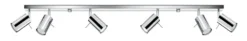 LED Deckenspot Chrom RING - 6 x GU10 Fassung - exkl. LED's
