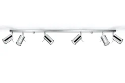 LED Deckenspot Chrom RING - 6 x GU10 Fassung - exkl. LED's