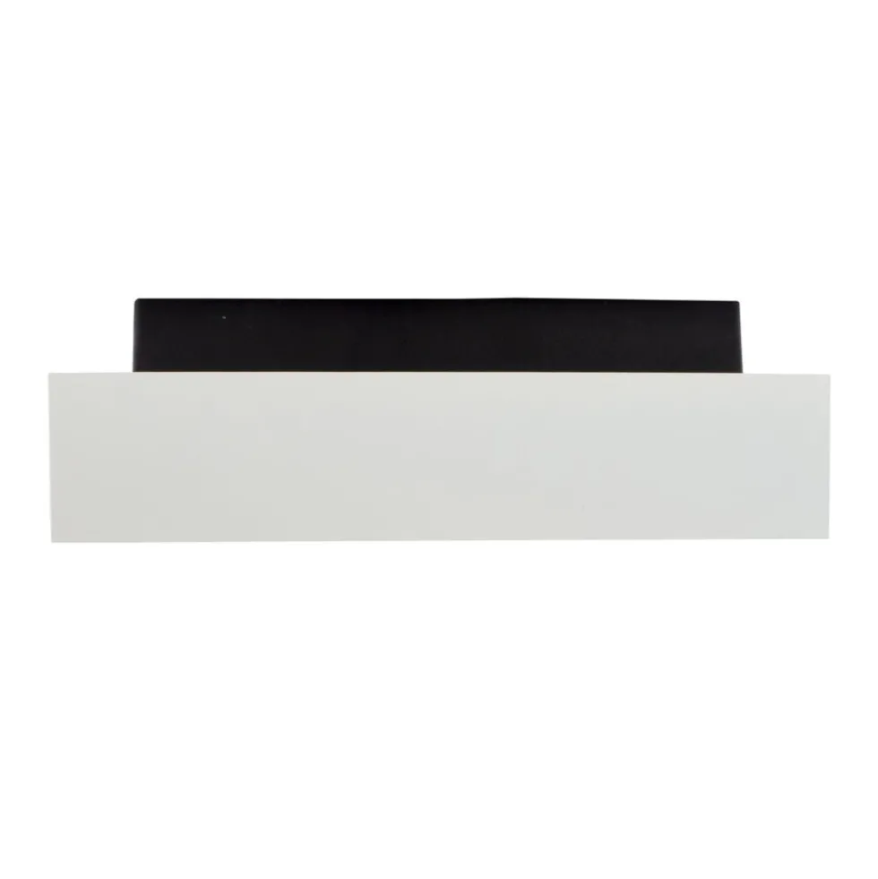 LED-Deckenspot-Duo – 2 x GU10-Fassung – 255 x 145 x 85 mm – Aluminium – Schwarz – Weiß