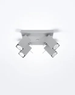 LED Deckenspot Grau MERIDA - 4 x GU10 Fassung - exkl. LED's