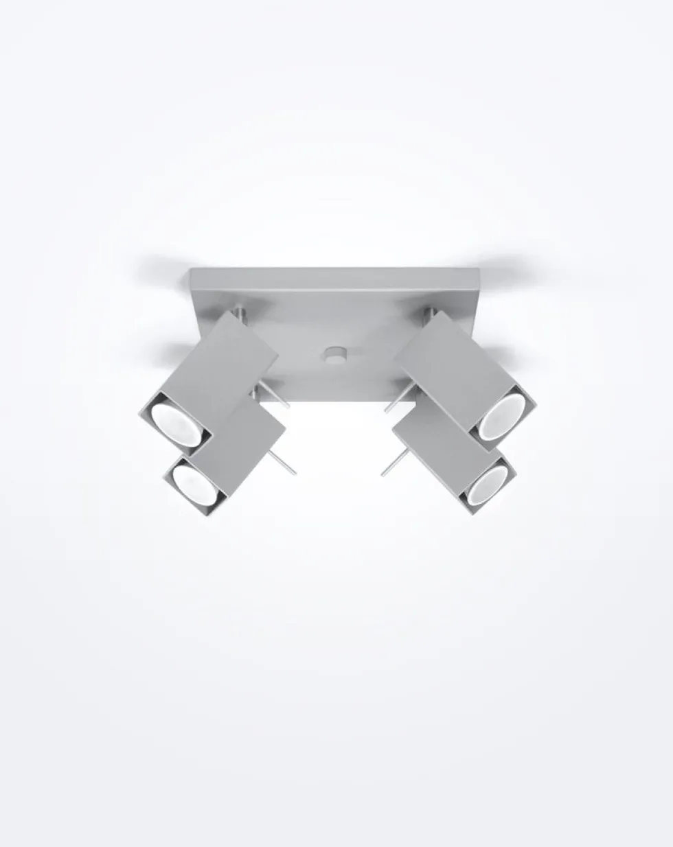 LED Deckenspot Grau MERIDA - 4 x GU10 Fassung - exkl. LED's