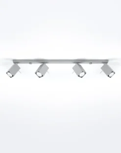 LED Deckenspot Grau MERIDA - 4 x GU10 Fassung - exkl. LED's