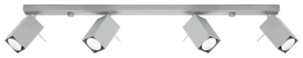 LED Deckenspot Grau MERIDA - 4 x GU10 Fassung - exkl. LED's