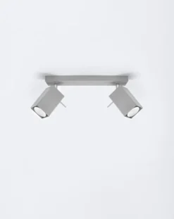 LED Deckenspot Grau MERIDA - 2 x GU10 Fassung - exkl. LED's