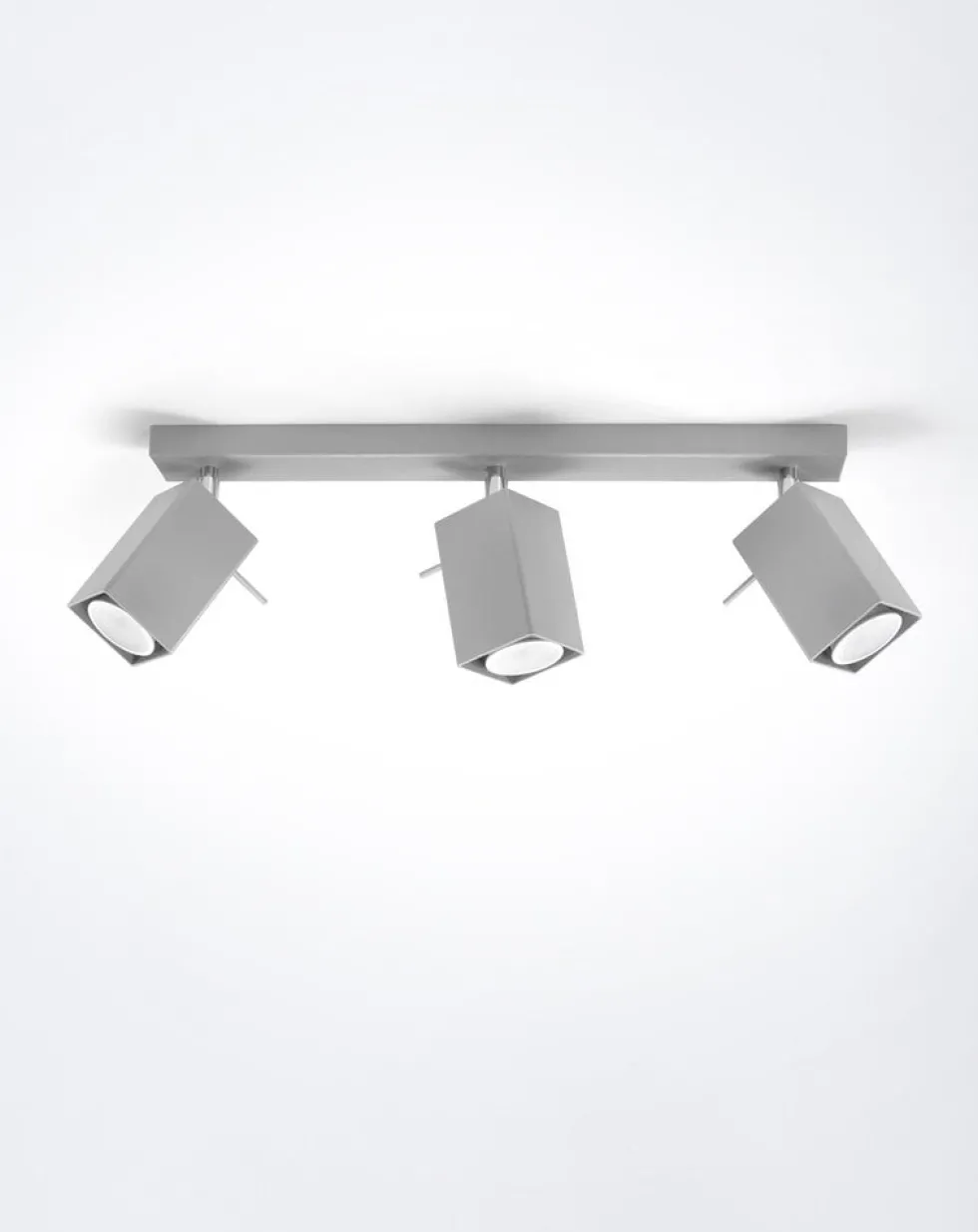 LED Deckenspot Grau MERIDA - 3 x GU10 Fassung - exkl. LED's