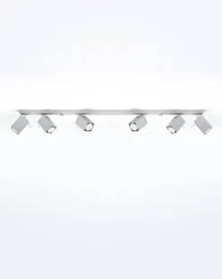 LED Deckenspot Grau MERIDA -6 x GU10 Fassung - exkl. LED's