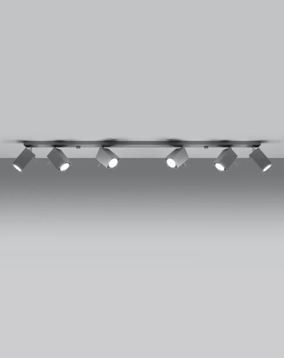 LED Deckenspot Grau MERIDA -6 x GU10 Fassung - exkl. LED's