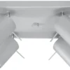 LED Deckenspot Grau RING - 4 x GU10 Fassung - exkl. LED's
