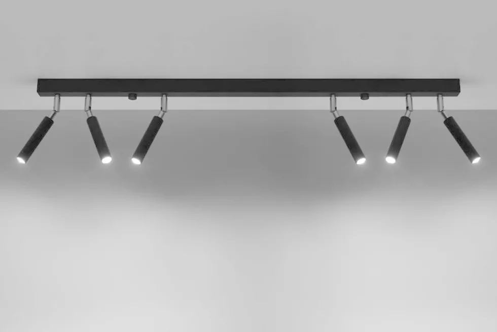 LED Deckenspot Schwarz Eyetech - 6 x G9 Fassung - exkl. LED's