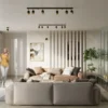 LED Deckenspot Schwarz Gold NERO - 4 x GU10 Fassung - exkl. LED's