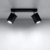 LED Deckenspot Schwarz MERIDA - 2 x GU10 Fassung - exkl. LED's