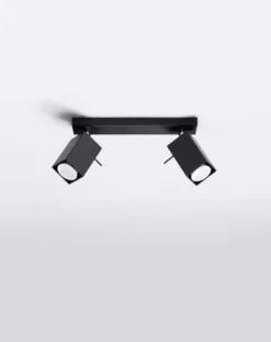 LED Deckenspot Schwarz MERIDA - 2 x GU10 Fassung - exkl. LED's