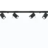 LED Deckenspot Schwarz MERIDA - 6 x GU10 Fassung - exkl. LED's