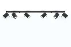 LED Deckenspot Schwarz MERIDA - 6 x GU10 Fassung - exkl. LED's