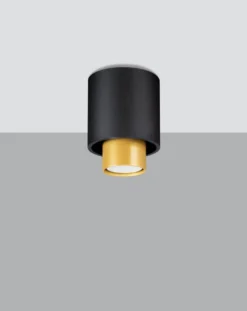 LED Deckenspot Schwarz NESI - 1 x GU10 Fassung - exkl. LED's
