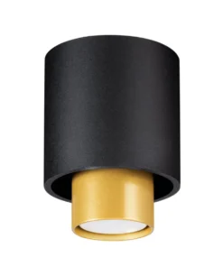 LED Deckenspot Schwarz NESI - 1 x GU10 Fassung - exkl. LED's
