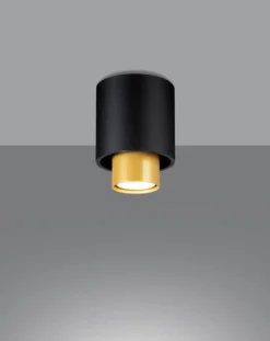 LED Deckenspot Schwarz NESI - 1 x GU10 Fassung - exkl. LED's