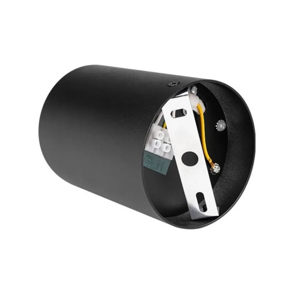LED Deckenspot - Tube rund - Schwarz - mit GU10 Fassung - schwenkbar - exkl. LED Spot