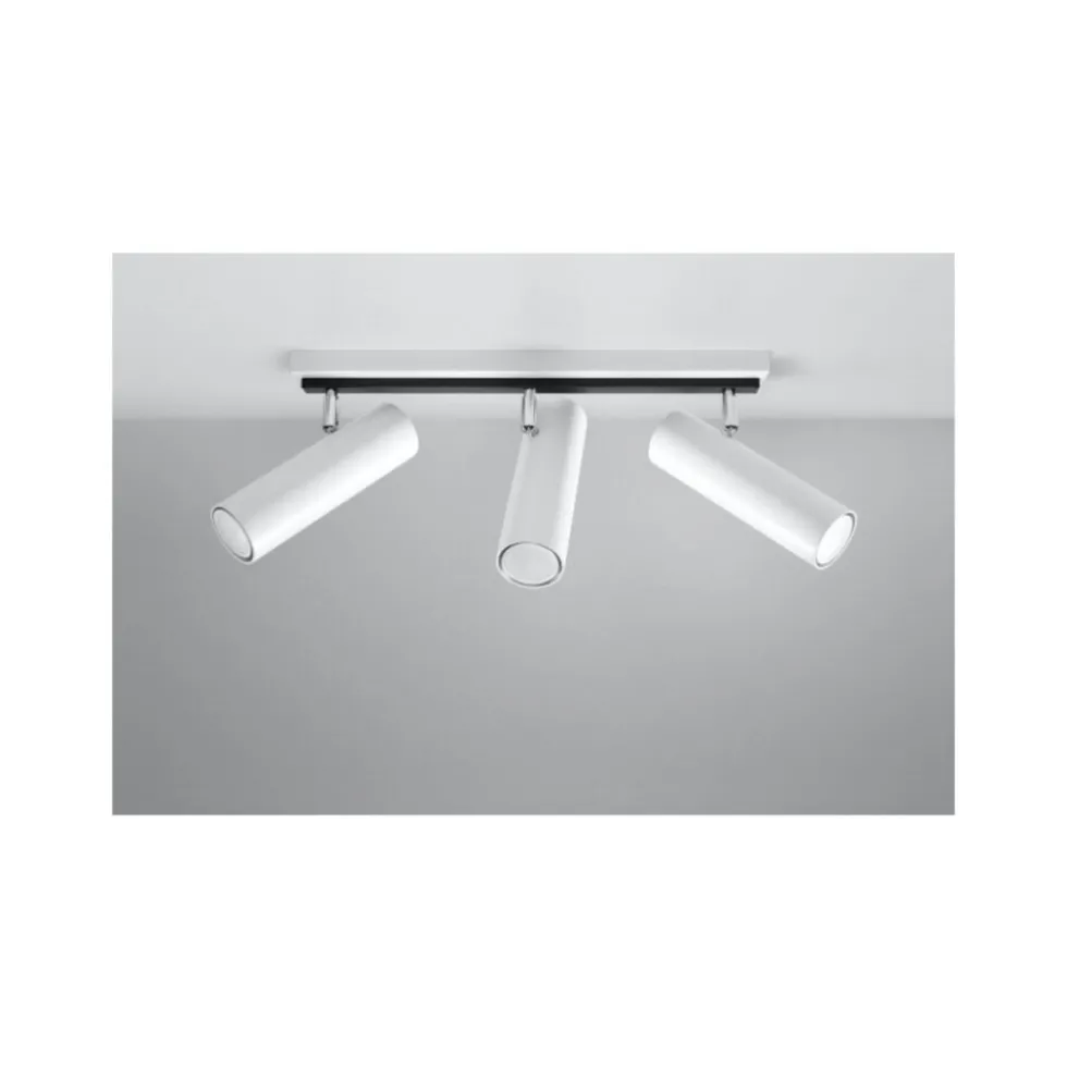LED Deckenspot Weiß DIREZIONE - 3 x GU10 Fassung - exkl. LED's