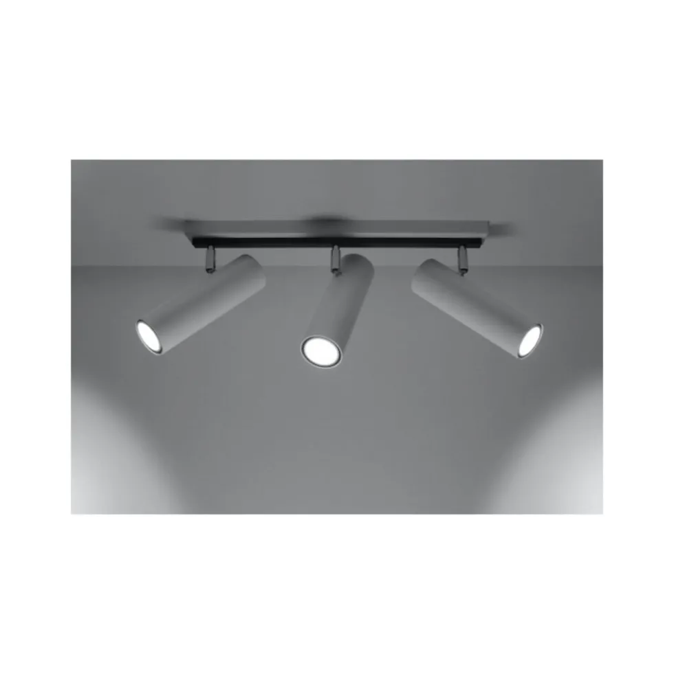 LED Deckenspot Weiß DIREZIONE - 3 x GU10 Fassung - exkl. LED's