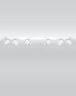 LED Deckenspot Weiß MERIDA - 6 x GU10 Fassung - exkl. LED's