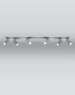 LED Deckenspot Weiß MERIDA - 6 x GU10 Fassung - exkl. LED's