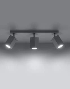 LED Deckenspot Weiß MERIDA - 3 x GU10 Fassung - exkl. LED's