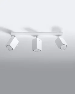 LED Deckenspot Weiß MERIDA - 3 x GU10 Fassung - exkl. LED's