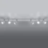 LED Deckenspot Weiß RING - 6 x GU10 Fassung - exkl. LED's