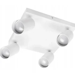 LED Deckenspot Weiß - 4 verstellbare GU10 Fassungen für LED Spots - exkl. LED Spot