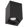 LED Deckenspot - Würfel Mattschwarz 95x95x138 mm - exkl. LED Spot