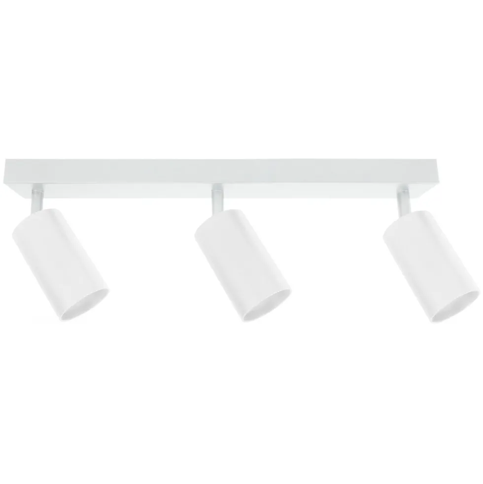 LED Deckenstrahler Weiß – 3 drehbare Spots – GU10 Fassung
