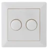 LED Dimmer DUO Abdeckrahmen / Abdeckplatte Klassisch - 84x84mm