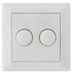 LED Dimmer DUO Abdeckrahmen / Abdeckplatte Klassisch - 84x84mm