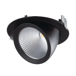 LED Downlight Bananenspot Schwarz - 23W 110Lm pro Watt - 4000K - 3 Jahre Garantie