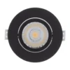 LED Einbauspot HYDRA - 6W - 3000K Warmweiß - dimmbar - Schwarz
