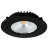 LED Einbauspot Schwarz - 5W dimmbar - Sägegröße 75mm Außengröße 85mm