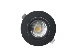 LED Einbauspot Schwarz - 5W 450Lm DIM - 2700K 927 Warmweiß - 5-Jahres-Garantie