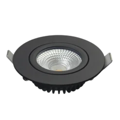 LED Einbauspot Schwarz - 5W 450Lm DIM - 2700K 927 Warmweiß - 5-Jahres-Garantie