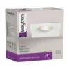 LED Einbauspot Weiß viereckig - für 1 GU10 LED Spot - exkl. LED Spot